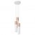 Pendant lamp PABLO 3P white