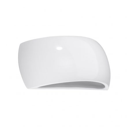 Varnished wall lamp PONTIUS white gloss