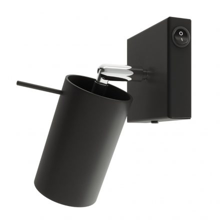 Wall lamp RING black a switch