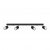 Ceiling lamp NERO 4 black/chrome