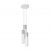 Pendant lamp BORGIO 3P white