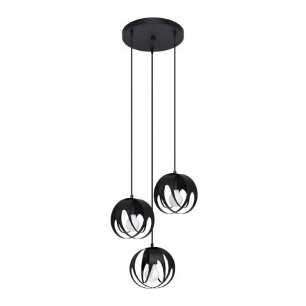 Pendant lamp TULOS 3P black