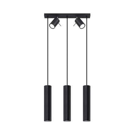 Pendant lamp RING 3 black