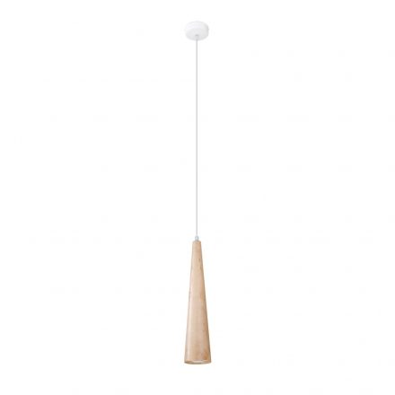 Pendant lamp SULA 1 natural wood