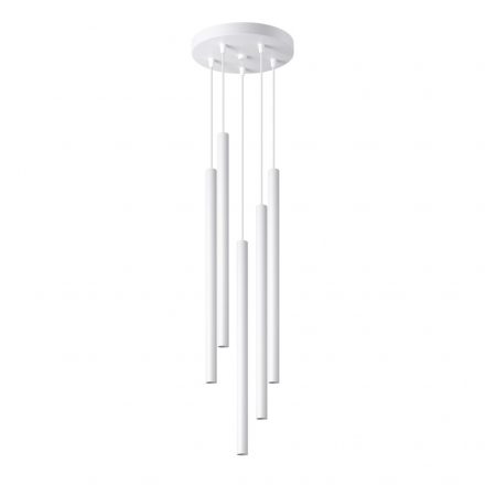 Pendant lamp PASTELO 5P white