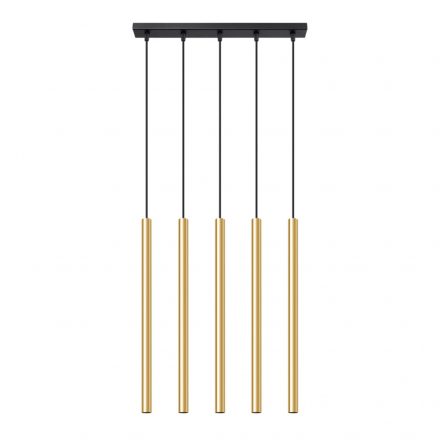 Pendant lamp PASTELO 5L polished gold