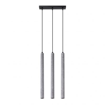 Pendant lamp PASTELO 3L concrete