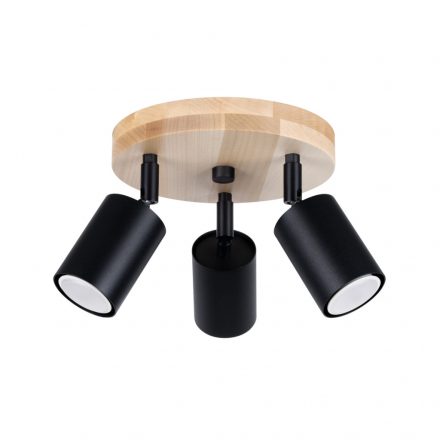 Ceiling lamp VERDO 3P black