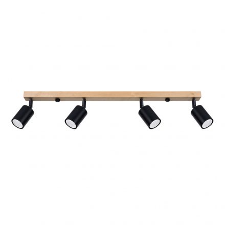 Ceiling lamp VERDO 4 black