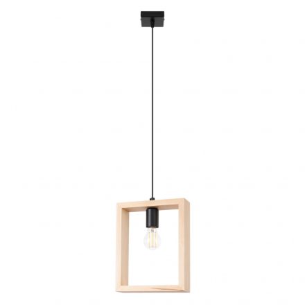 Pendant lamp ARIES natural wood