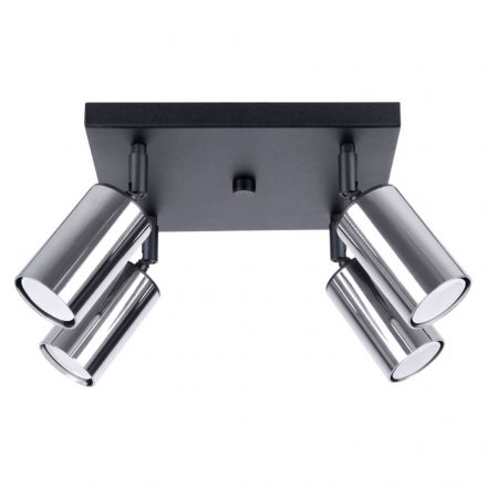 Ceiling lamp WINX 4 black/chrome